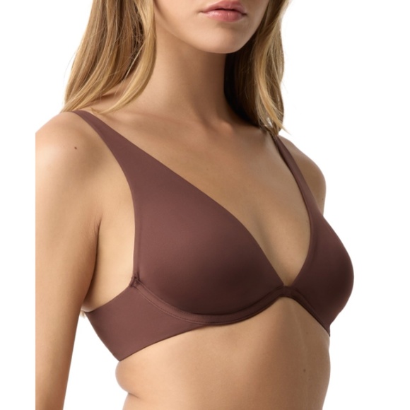 Gap Women's Everyday Essentials Full-Coverage Unlined Bra GPW00357 - Warm Dark - Picture 1 of 3
